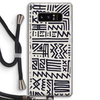 Marrakech print: Samsung Galaxy Note 8 Transparant Hoesje met koord Marrakech print: Samsung Galaxy Note 8 Transparant Hoesje met koord
