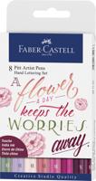 Faber Castell fc-267124 tekenstift faber-castell pitt artist pen letteringset 8x