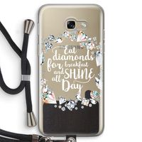 Diamonds: Samsung Galaxy A5 (2017) Transparant Hoesje met koord