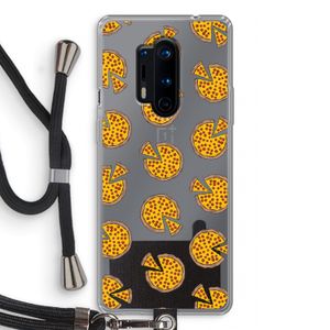 You Had Me At Pizza: OnePlus 8 Pro Transparant Hoesje met koord