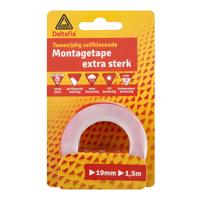 Montagetape extra 19mmx1,5m transp - Deltafix