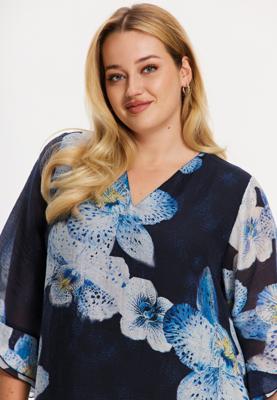 Yoek Jurk ORCHID | Blauw | Maat 54/56 Yoek Jurk ORCHID | Blauw | Maat 54/56