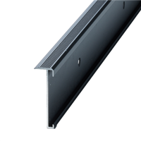 Co-pro - Trapprofielset PVC Zwart 15x45x1300mm - doos bevat 4 stuks