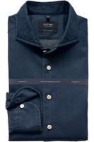 OLYMP SIGNATURE Soft Business Tailored Fit Overhemd indigo, Effen