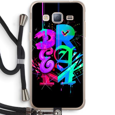 Dream: Samsung Galaxy J3 (2016) Transparant Hoesje met koord