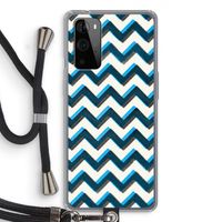 Onderbroken lijn: OnePlus 9 Pro Transparant Hoesje met koord