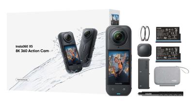Insta360 X5 Bundle actiesportcamera 72 MP 8K Ultra HD 25,4 / 1,28 mm (1 / 1.28") Wifi 200 g