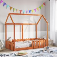 Bedhuis wasbruin massief grenenhout 80x160 cm Bedhuis wasbruin massief grenenhout 80x160 cm