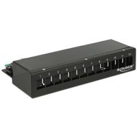 Keystone Desktop Patch Panel 12 Port Patchpaneel Keystone Desktop Patch Panel 12 Port Patchpaneel