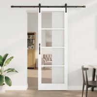 Schuifdeur met Hardware Set 'ORKDAL'Wit 83x232 cm