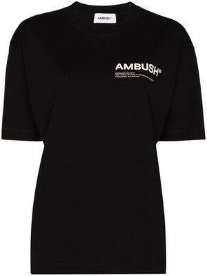AMBUSH t-shirt Workshop à col rond - Noir