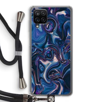 Mirrored Mirage: Samsung Galaxy A12 Transparant Hoesje met koord