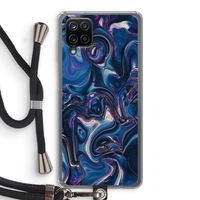Mirrored Mirage: Samsung Galaxy A12 Transparant Hoesje met koord