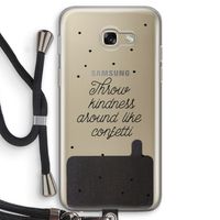 Confetti: Samsung Galaxy A5 (2017) Transparant Hoesje met koord