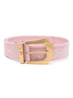 Versace ceinture Medusa Heritage en cuir - Rose - thumbnail