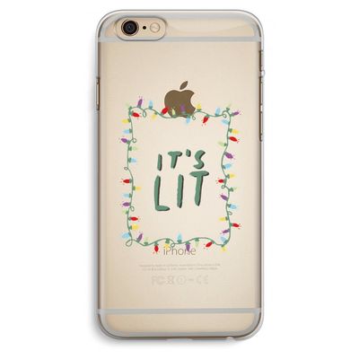It's Lit: iPhone 6 Plus / 6S Plus Transparant Hoesje