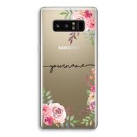 Rozen: Samsung Galaxy Note 8 Transparant Hoesje
