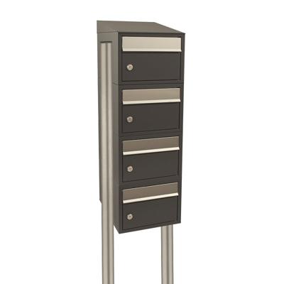 Stoer! Brickset 4-Hoog Met Dak Op Statief Antraciet - 40215065_1x4ds