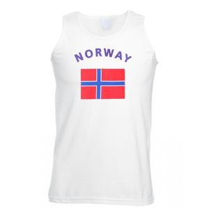 Witte heren tanktop Noorwegen
