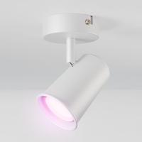 Riga - LED smart plafondlamp - 5 Watt 400 Lumen - Draaibaar en kantelbaar - GU10 - RGBWW - Wifi + Bluetooth - Google Home, Amazon Alexa en Siri - Wit - Bestuurbaar via App en Stem