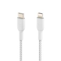 Belkin BOOSTCHARGE gevlochten USB-C naar Lightning kabel 2 meter - thumbnail