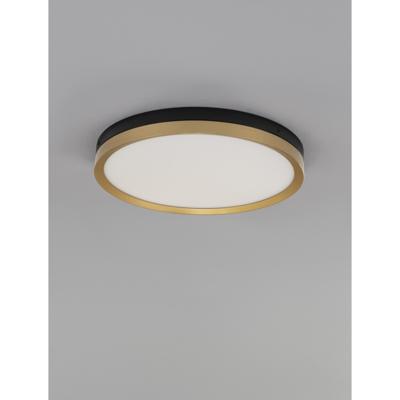 Lyora PlafonniereCantria zwart met goud Ø 40cm - 9695236