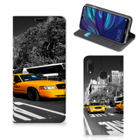 Huawei Y7 hoesje Y7 Pro (2019) Book Cover New York Taxi - thumbnail