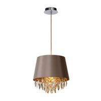 Lucide DOLTI Hanglamp 1xE27 - Taupe