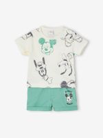 2-delige jongensset Disney¨ Mickey & Friends groen met print - thumbnail