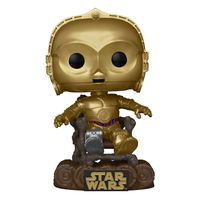 Star Wars Return of the Jedi 40th Anniversary POP! Vinyl Figure C3P0 in chair 9 cm