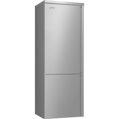 SmegFA3905LX5 Koel-vriescombinatie Grijs