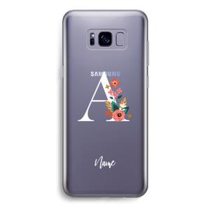 Pink Bouquet: Samsung Galaxy S8 Transparant Hoesje
