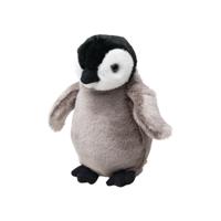 Nature Planet Pluche Koningspinguin kuiken - 20 cm - pinguin knuffel - Konings pinguins