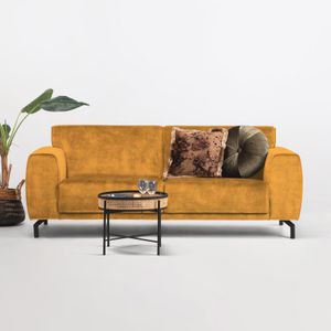 Sohome 3-zits Bank 'Jill' Velvet, kleur gold