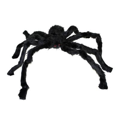 Grote horror decoratie harige spin - 90 cm - Halloween thema