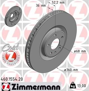 Remschijf Coat Z 460155420