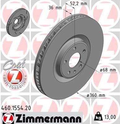 Remschijf Coat Z 460155420