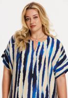 Yoek Kaftan RIPPLES | Blauw | Maat 46/48