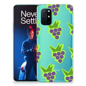 OnePlus 8T Siliconen Case Druiven