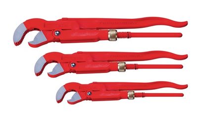 Rothenberger Hoek-pijptangen-set | 3-delig | voor buizen 1-1 1/2-2 inch | 1 stuk - 070130X 070130X
