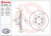 Remschijf BREMBO, Remschijftype: Binnen geventileerd, u.a. für Isuzu