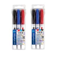 Whiteboard marker/stift - 6x stuks - multi - dun - uitwisbaar - kantoor