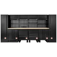 Facom RWS2 - 3,9m Set | Houten Werkblad | Zwart - RWS2-10BS Facom RWS2 - 3,9m Set | Houten Werkblad | Zwart - RWS2-10BS