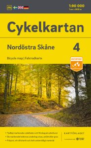 Fietskaart 04 Cykelkartan Nordöstra Skåne - noordoost Skane | Norstedts