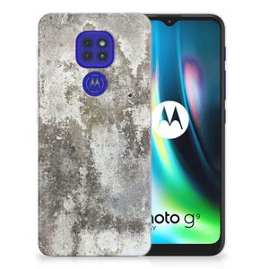 Motorola Moto G9 Play | E7 Plus TPU Siliconen Hoesje Beton Print