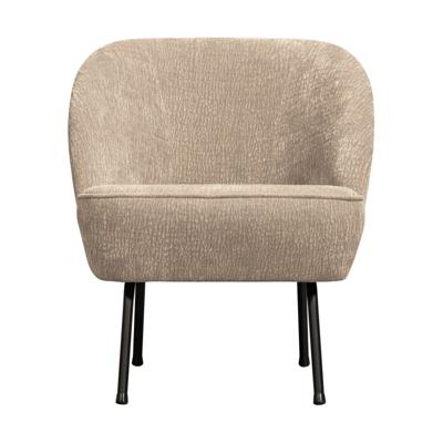 BePureHome Vogue fauteuil chenille zand