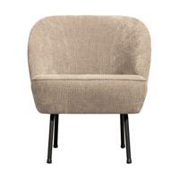 BePureHome Vogue fauteuil chenille zand