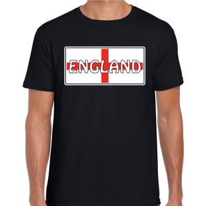 Engeland / England landen t-shirt zwart heren 2XL  -