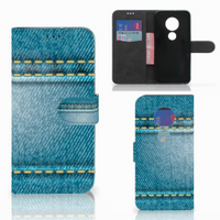 Motorola Moto G7 | G7 Plus Wallet Case met Pasjes Jeans