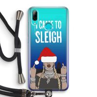 Came To Sleigh: Huawei P Smart (2019) Transparant Hoesje met koord